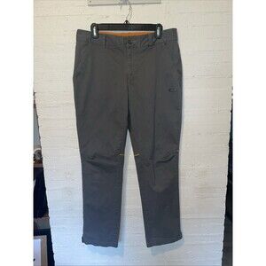 Oakley Men's Cypress Gab Golf Dress Pants, Gray, 33